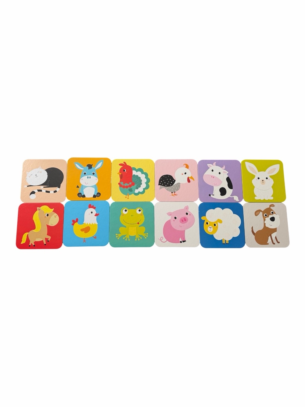 Banana Panda Super Size Giant Toddler Animal Memory Game, Ages 2+, 6"x6" Pieces